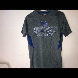Pro Edge Knights Apparel Kentucky Wildcats Blue Gray‎ T-shirt Men's Medium
